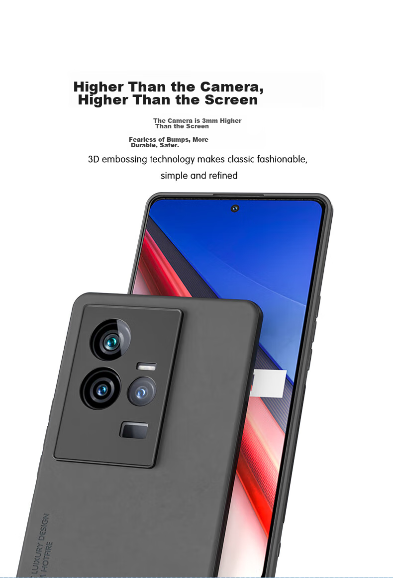HotFire Phone Case for Vivo IQOO 11, Protective Cover for Vivo IQOO 11/11s, Upgraded Skin-Like Lambskin Matte Lens Full Protection Silicone Case for Men And Women - Dark Night Gree 4