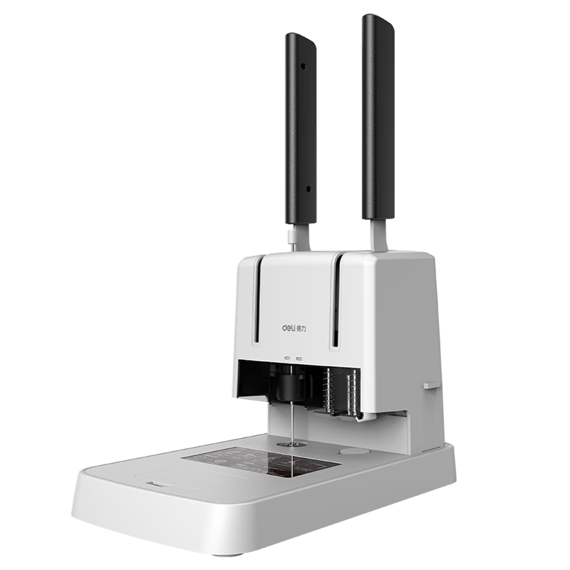 Deli 30mm Accounting Voucher Manual Binding Machine, 300-Page Financial Binder, Manual Hole Puncher, Office File Rivet Tube Hot Melt Binder, Document Hole Puncher 3881