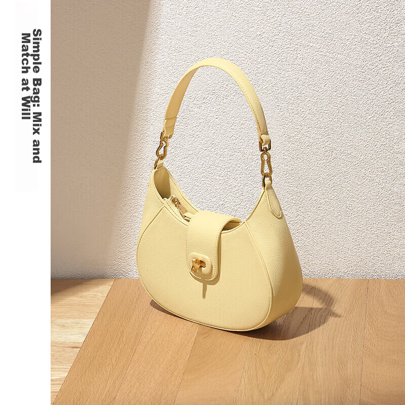 JONBAG New Moon Bag, Single Shoulder Underarm Crossbody Bag, High-End Niche Design, Versatile for Commuting, Perfect Gift for Girlfriend on May 20th