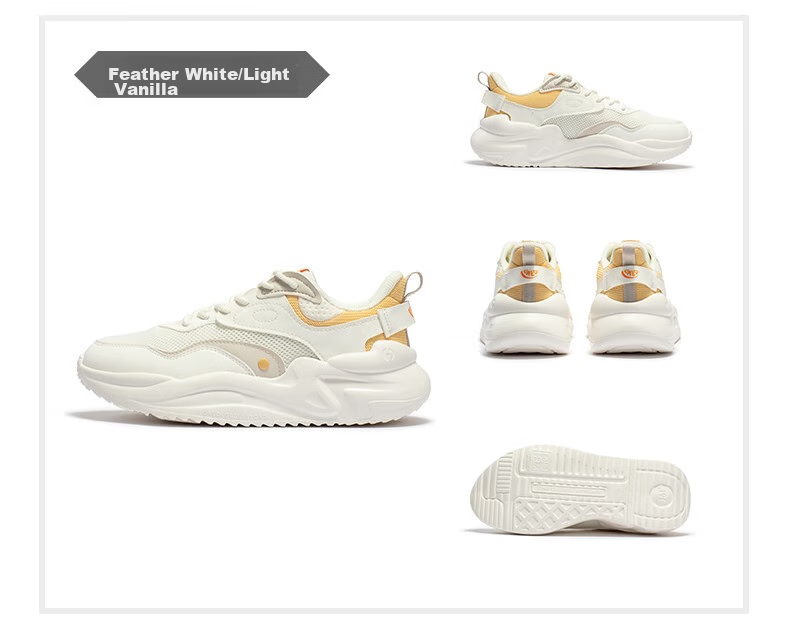 361° Women's Sneakers, Yunshu 3 Spring And Summer Retro Thick-Soled Casual Versatile Commuter Dad Shoes, 682316706-1 117