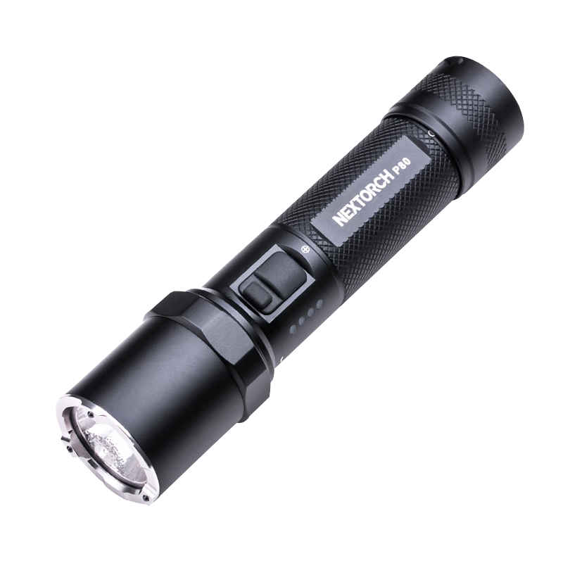 NEXTORCH P80 High Brightness Flashlight 2100 Lumens Outdoor Tactical Long Battery Life Super Bright Patrol Emergency Light