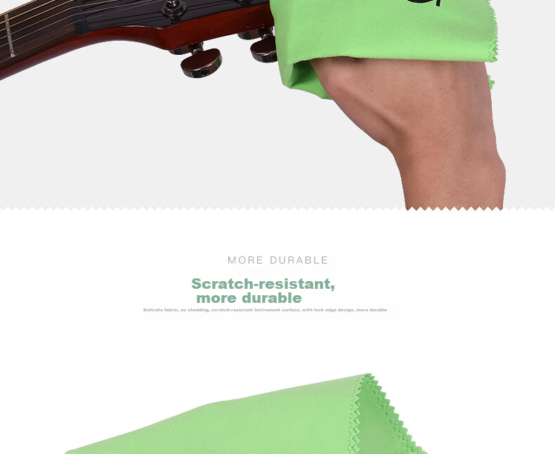Maneryuepu Cleaning Cloth for Musical Instruments, General Cleaning And Care for Guitar, Ukulele, Violin, Cotton Cloth, 28X30 Cm, Pack of Three 8