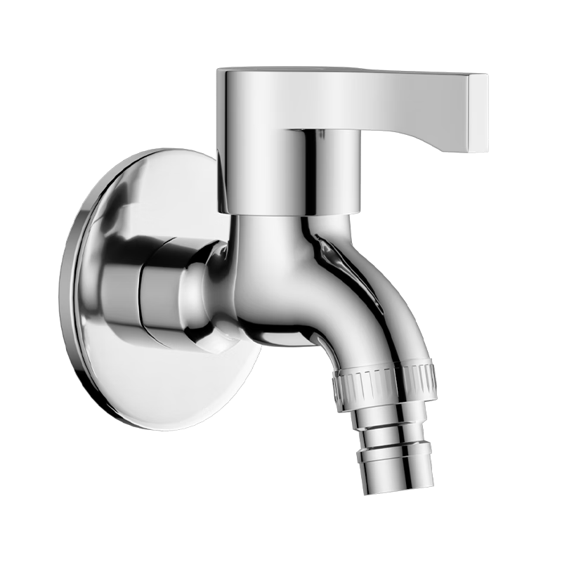 MEJUE Brass Quick-Open Faucet, Extended Faucet for Washing Machine, Mop Sink, Single Cold Water Spout, Thickened Z-1620