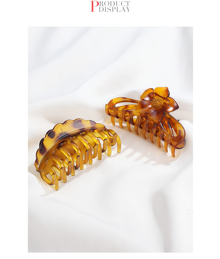 CHIMERA 2-Piece Bath Claw Hair Clip, Hair Accessory, Korean-Style Hair Clip, Back of Head Clip, Ponytail Hair Clip, Hair Barrette 5