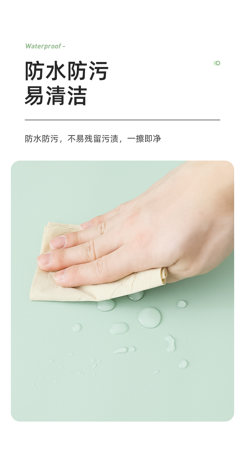 DIY Workshop Extra Large Leather Office Gaming Mouse Pad Desk Writing Mat Desktop Mat Dining Table Mat Keyboard Pad Fresh Thickened Waterproof Stain Resistant Wear Resistant 1200*600 Large Thickened 1