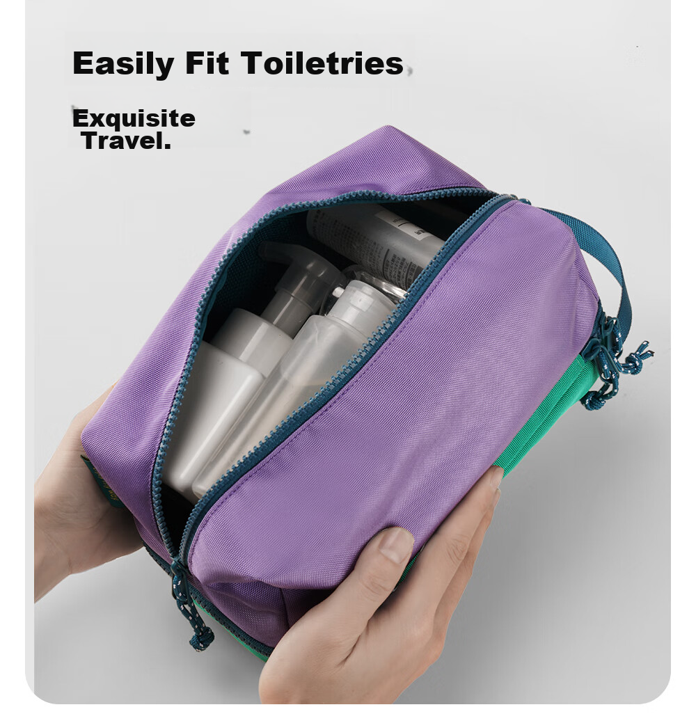 M Square Travel Toiletry Bag, Makeup Bag, Large Capacity Portable High-End Wet And Dry Separation Gym Swimming Storage Bag 6