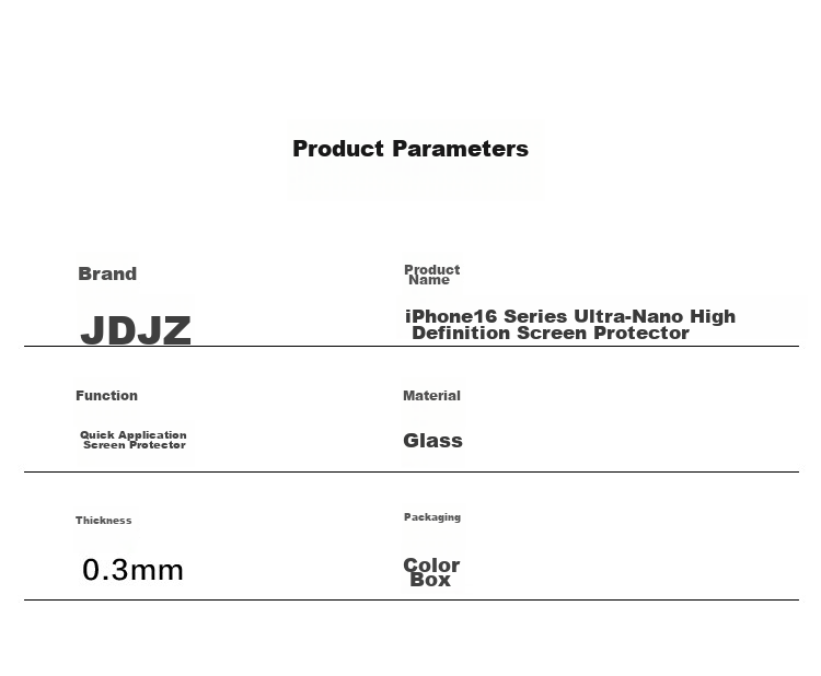 JD Original [Dust-Free Storage 2-Pack] Compatible with Apple 16/15, High-Definition Tempered Glass Screen Protector for IPhone 16, HD Phone Film, Dust-Proof, Shockproof, Anti-Fingerprint, Ultra-Thin, Full Coverage, with Dust-Free Storage 12
