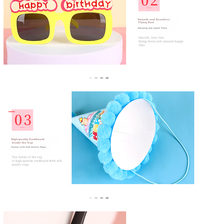 Jidukongjian Birthday Party Decorations Set with Balloons, Banners, And Decorations for Children's First Birthday Party, Photo Props 8