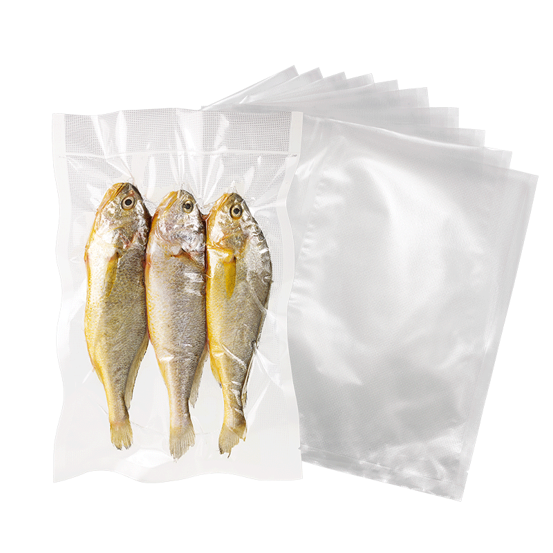 Bangxiansheng Vacuum Food Storage Bags, Vacuum Sealing Bags for Cooked Food, Mesh Plastic Sealing Bags, Vacuum Sealing Bags, 28*500cm*2 Rolls