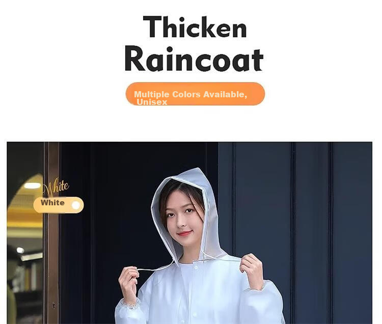 Jieban Travel Waterproof Shoe Covers Adult Anti-Slip Thickened Rain Boots Long Tube Shoe Covers for Men and Women Heavy Rain L Size 1 Pair 14