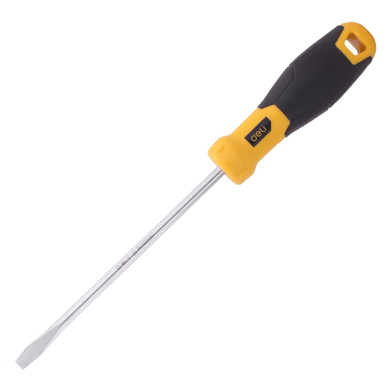 DELIGONGJU Straight Screwdriver, 6X150mm, DL6361501