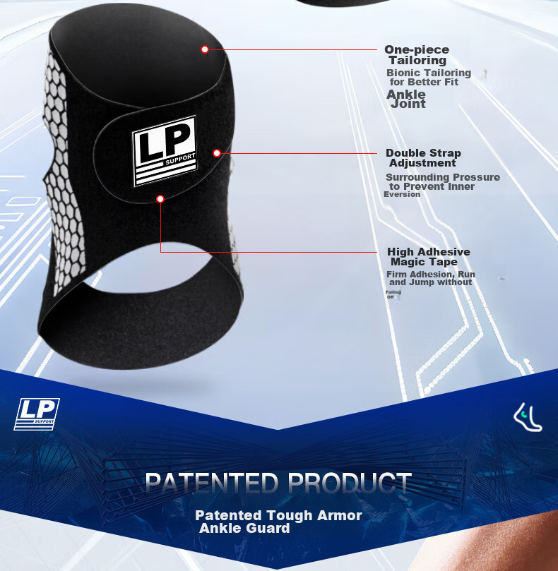 LP Ankle Brace, Anti-Sprain, Ankle Injury Protection Sleeve, Professional Sports Basketball Sprain Recovery Joint Support, for Men And Wome 5