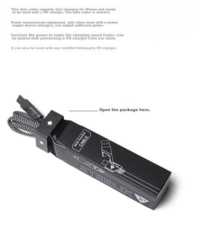TEGIC Dayan She Max 100W Fast Charging Cable, Four-In Data Cable 1.5m, Compatible with Huawei Apple PD Fast Charging, IPhone 15 Pro Max 13