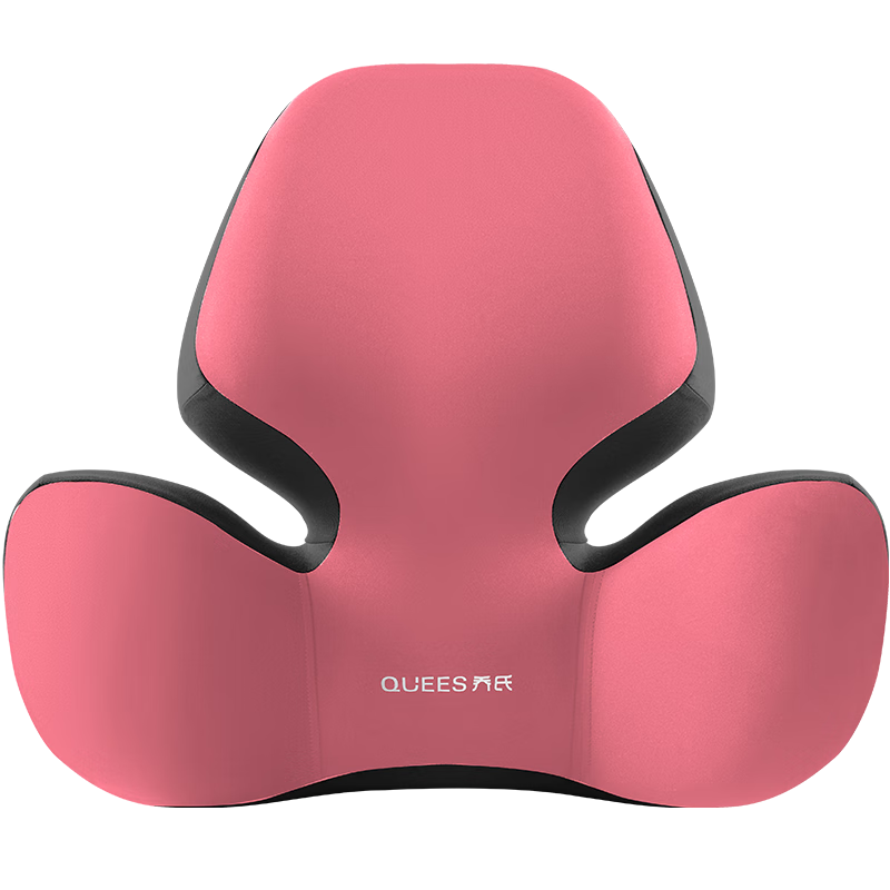 Qiaoshi Car Seat Cushion, Office Ergonomic Lumbar Support, Memory Foam Neck Pillow, Waist Pillow, Lumbar Support, Red