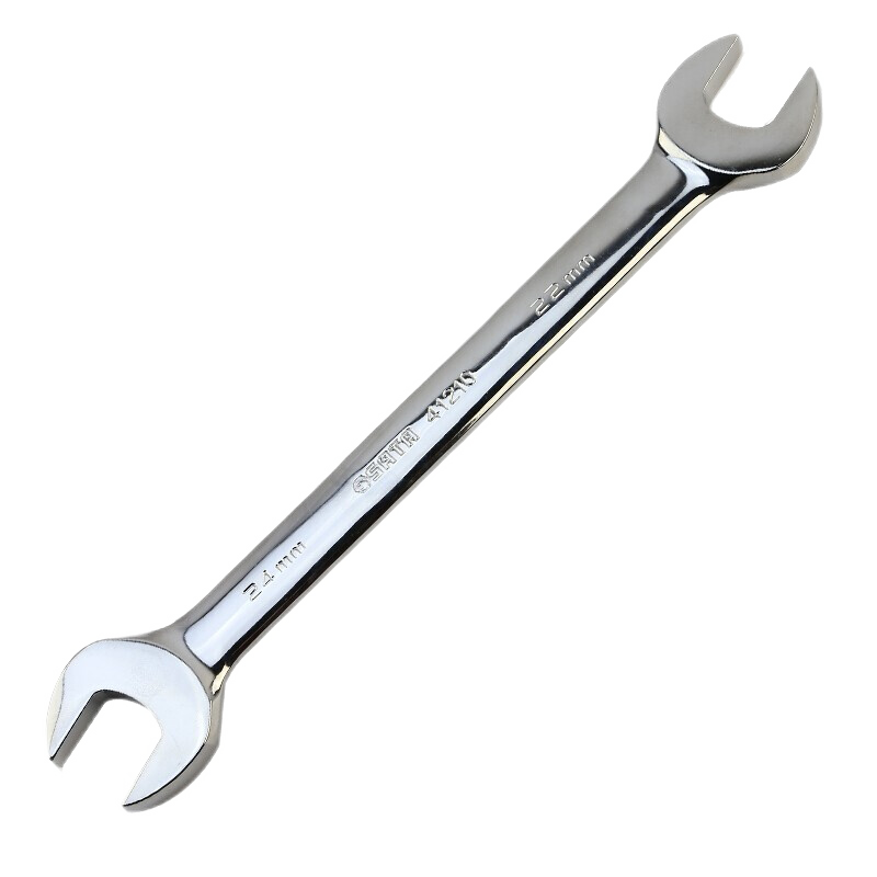 SATA 41210 Fully Polished Double Open-End Wrench 22x24MM