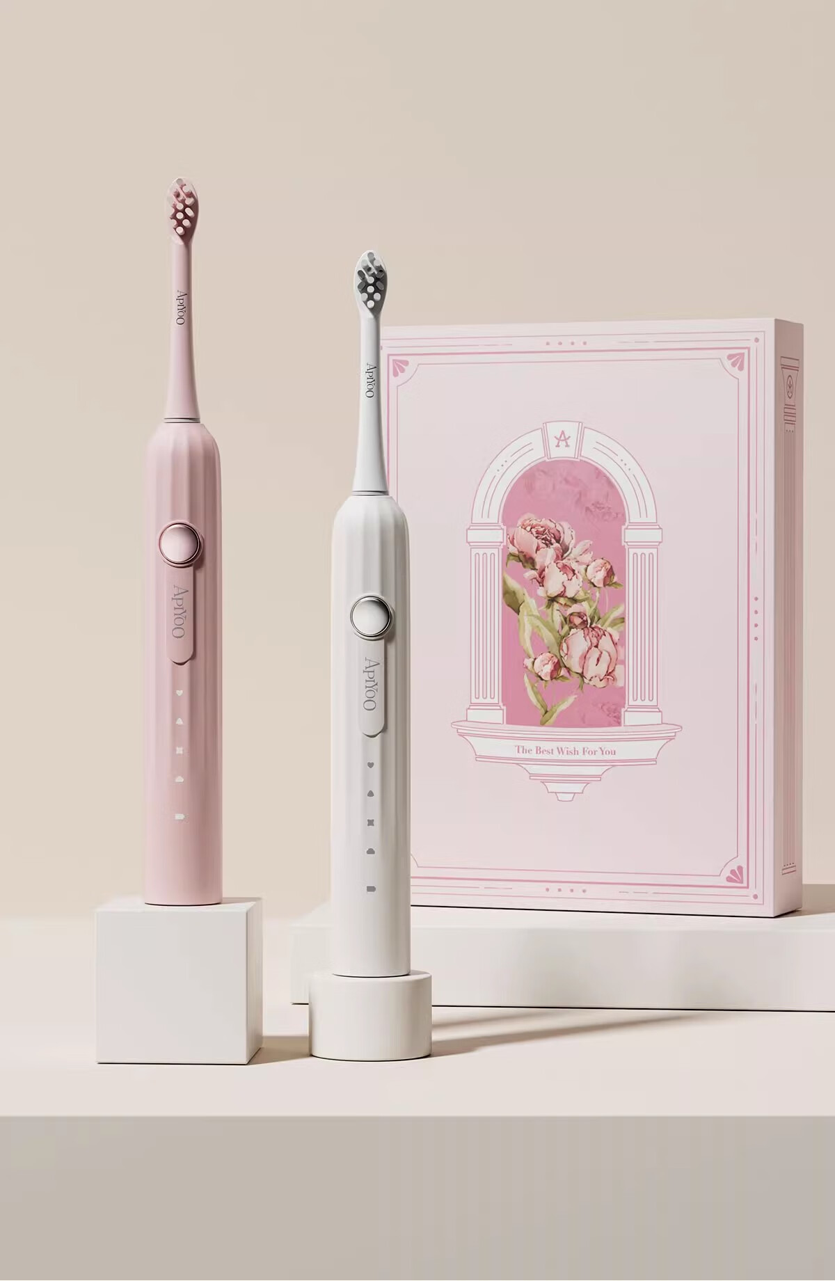 ApiYoo AiYou Y1 Set Adult Couple Electric Toothbrush 2-Pack Deep Cleaning Gift for Boyfriend and Girlfriend Newlyweds Engagement Wedding Newlywed Gift 12
