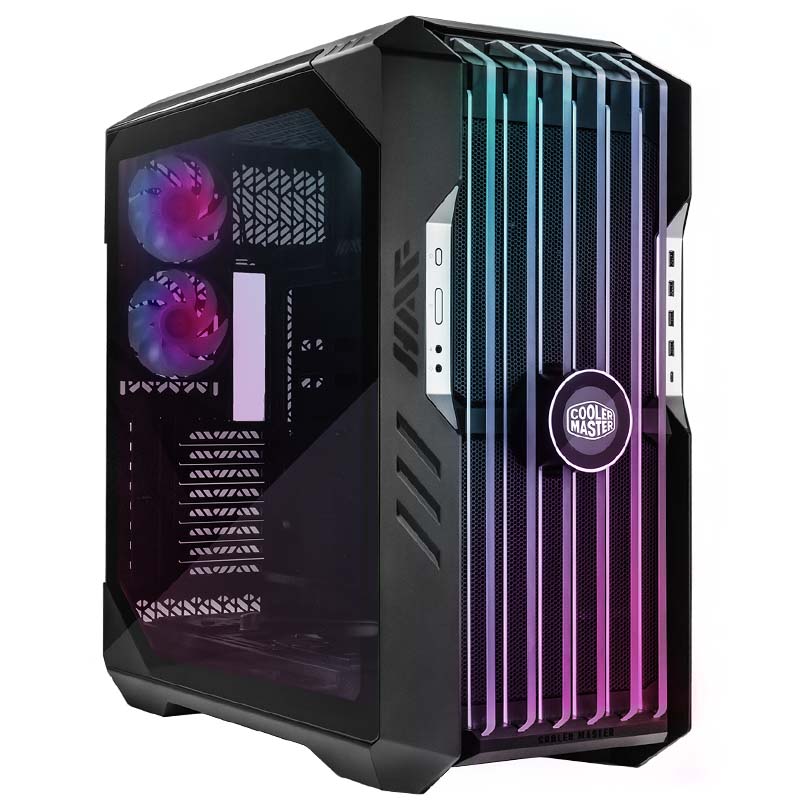 CoolerMaster HAF700EVO EATX Full Tower Computer Case, Supports 480mm Radiator Cooling/LCD Display/18x Fan Positions/Tool-Free Assembly/4090