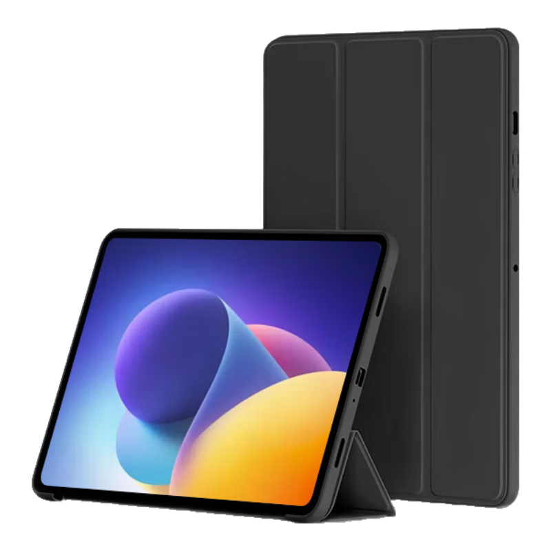 JPLAYER Protective Case for Huawei MatePad 11, Compatible with 2023/21 Models, 11-Inch Tablet, Tri-Fold Stand, Full Coverage, Slim And Portable, Non-Slip And Shockproof, Black