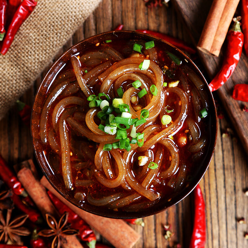 蜀姑娘手工酸辣粉260g*2袋 非油炸红薯鲜粉粗粉 方便速食粉丝粉条