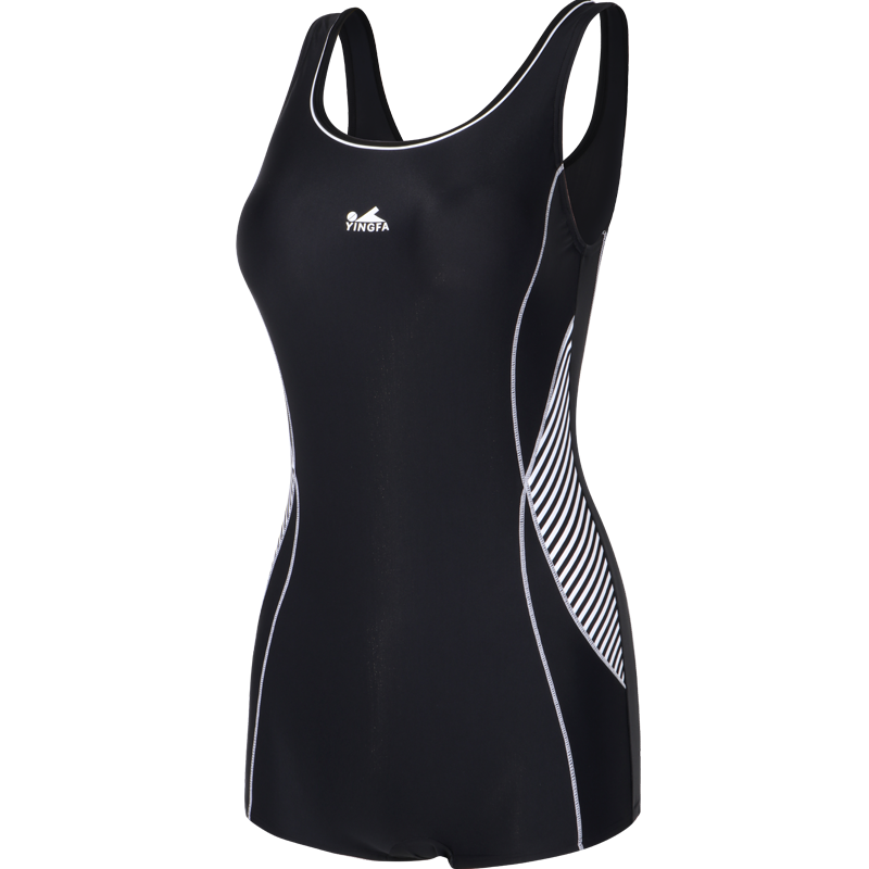 YINGFA Women's Swimsuit, Fashionable Dynamic Casual Hot Spring Resort Swimwear, One-Piece Athletic Boyshort Slimming Swimsuit