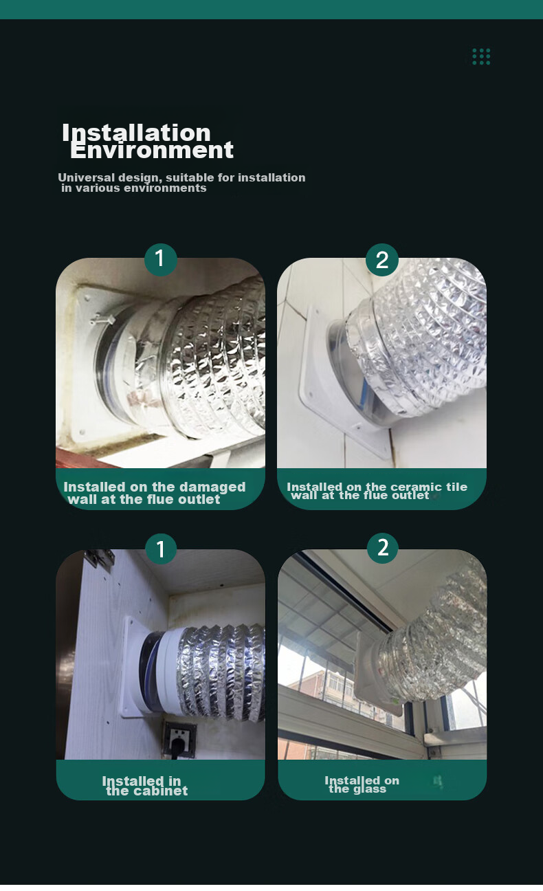 HSPA Flue Check Valve, Kitchen Range Hood Non-Return Valve, Public Flue Smoke Prevention Check Valve, Upgraded And Thickened 2013 13