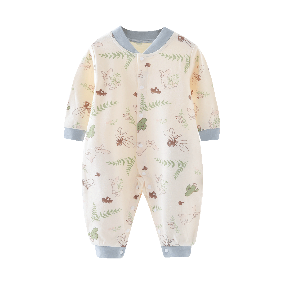 DEESHA Baby Romper Newborn Jumpsuit Printed Jungle Whisper 66
