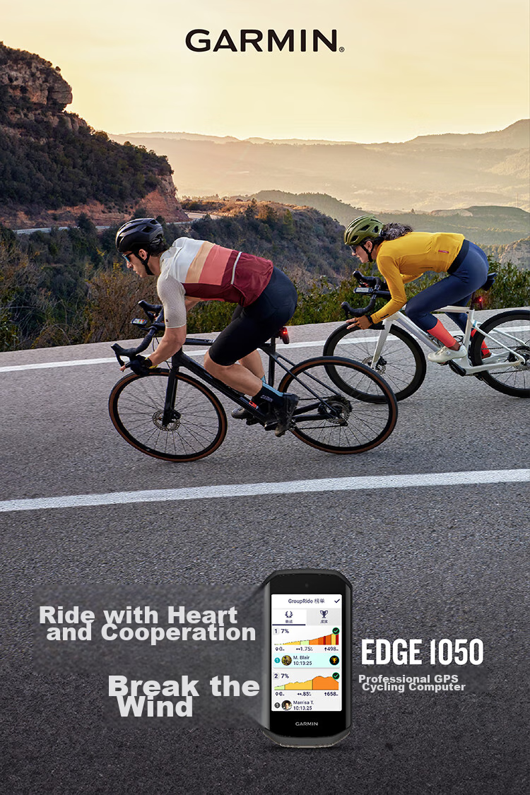 GARMIN Edge1050 Road And Mountain Bike Computer with Map, Voice Navigation, Payment, Group Riding, GPS Outdoor Cycling Training 1