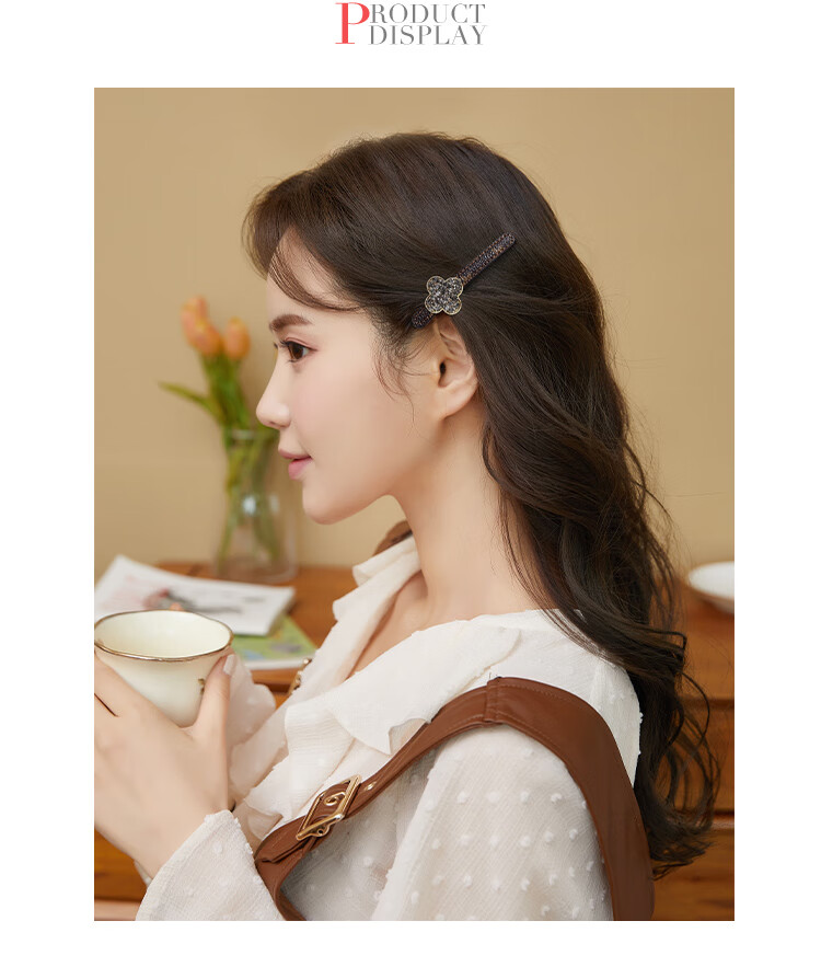 CHIMERA 2 Hair Clips, Clover-Shaped Side Clips, Bangs Clips, Hair Accessories, Hairpins, Women's Mid-Autumn Festival Gift 6