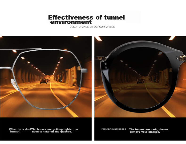 CAPONI Polarized Photochromic Sunglasses for Men, Day And Night Use, Driving-Specific Night Vision Glasses, UV Protectio 11