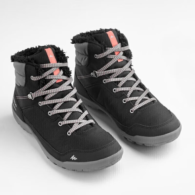 DECATHLON Women's Mid-Top Waterproof Hiking Boots with Warm Insulation, Model 2094206, Size 36 (Random Delivery of New Or Old Style)
