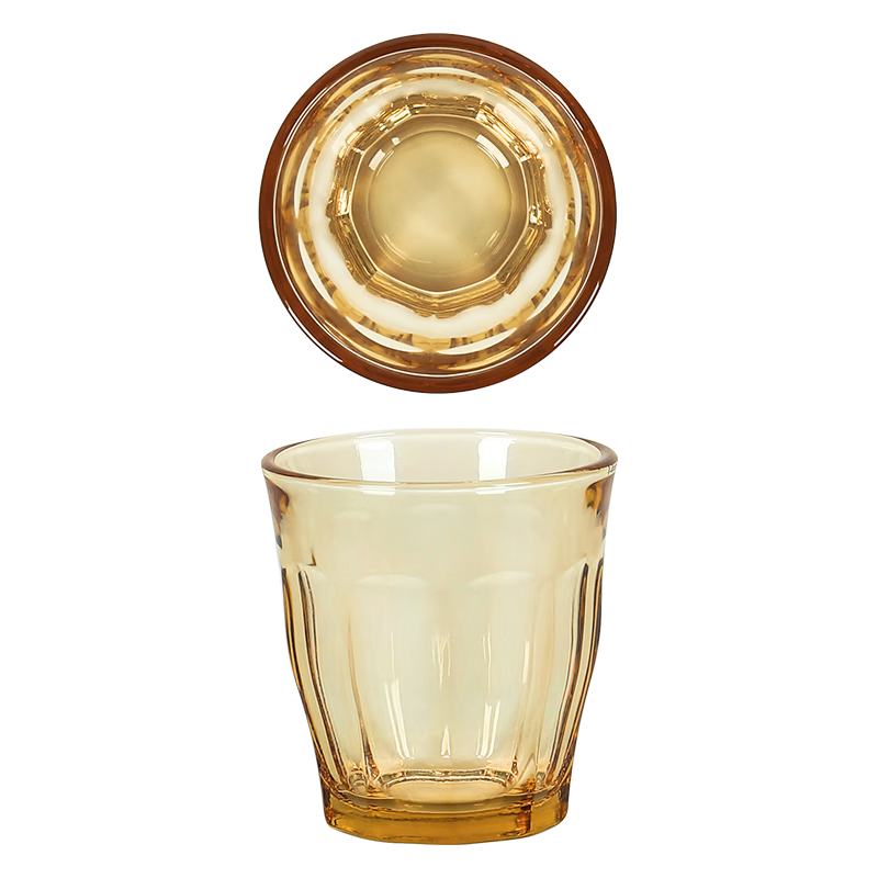 MAXCOOK High Borosilicate Glass Water Cups, Household Drinking Glasses, Tea Cups, Wine Glasses, Microwave-Safe Cups, Set of 2, 270ml, MCB3171