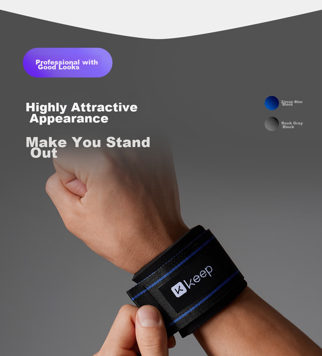Keep Wrist Support Fitness Training Anti-Sprain Tendonitis Strength Training Bench Press Deadlift Bandage Basketball Compression Brace 23