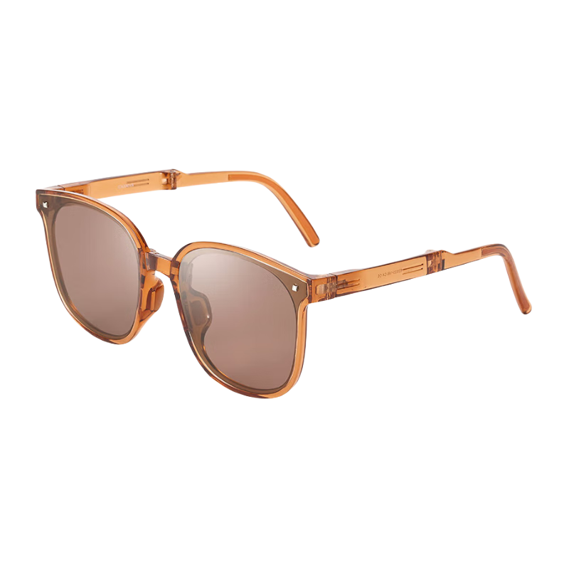 CAXMAN Foldable GM Sunglasses, Unisex Nylon High-Definition UV Protection, Sun Protection, Trendy Black Ultra-Light Eyewear