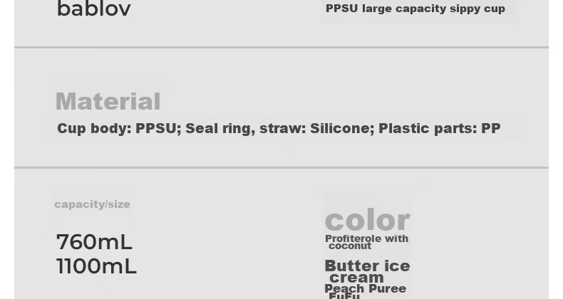 BABLOV Children's Insulated Cup, Pregnancy Straw Cup for New Mothers, German Imported PPSU Material Water Bottle, Heat-Resistant Cup 49
