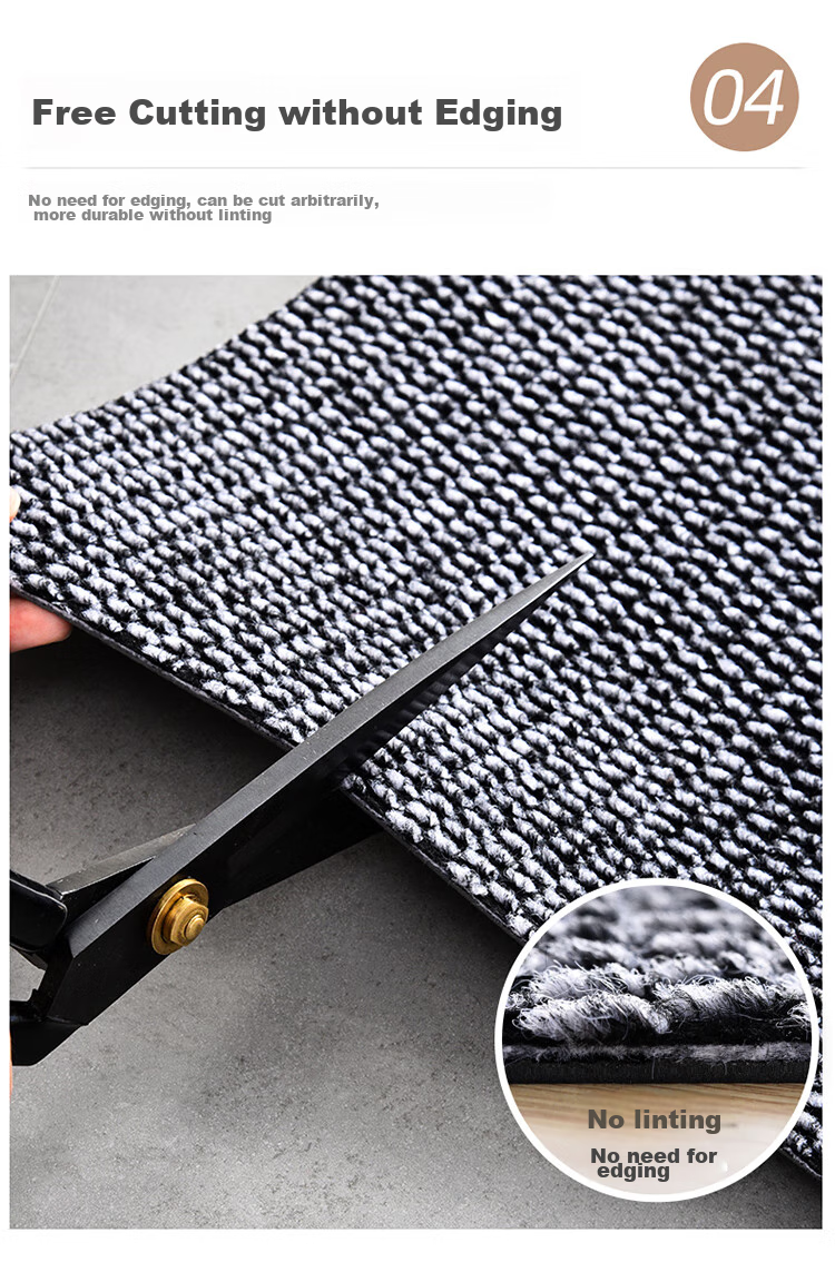 Huaxu Home Floor Mat, Doormat, Entrance Mat, Dirt Scraper, Dust Remover, Wear-Resistant, Non-Slip, Brown, 60*90cm 13