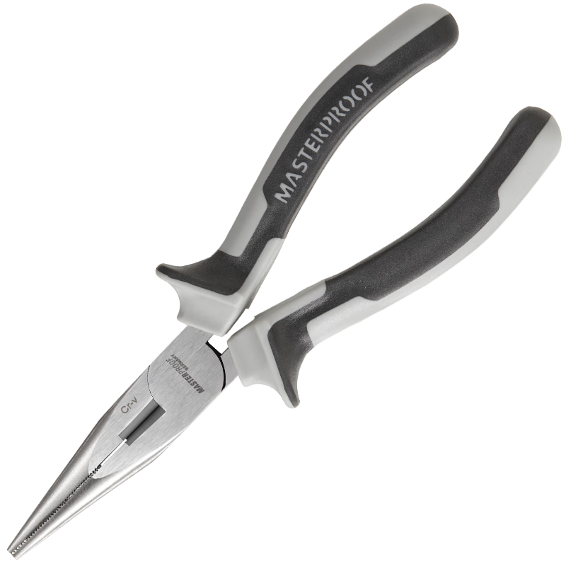 MASTERPROOF Needle-Nose Pliers, 6-Inch Professional-Grade Electrician's Multi-Functional Labor-Saving Wire Cutters, Mini Wire Strippers And Cutting Tool