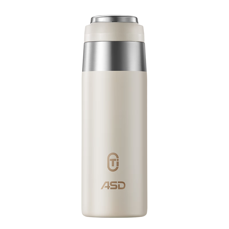 ASD Pure Titanium Insulated Mug High-End Business Tea Water Cup Compact Portable Travel Coffee Cup RWS42B15Q-TW