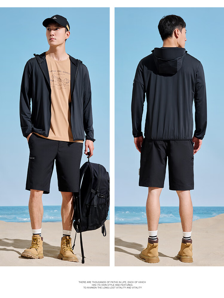 TOREAD Ice Silk Knit Sun Protection Shirt for Men, Breathable Spring And Summer UV-Resistant UPF50+ Sunscreen Jacket Skin Coat 21