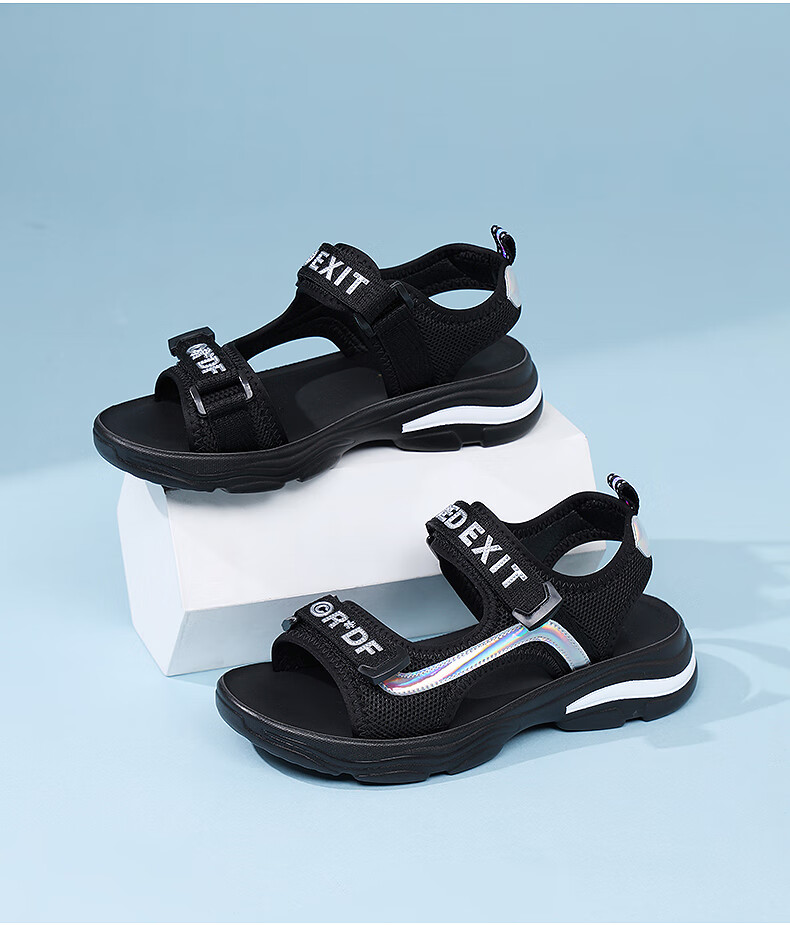 RED DRAGONFLY Women's Thick Sole Soft Sole Fashion Sandals Student Vietnamese Sports Beach Shoes WTK233831 4