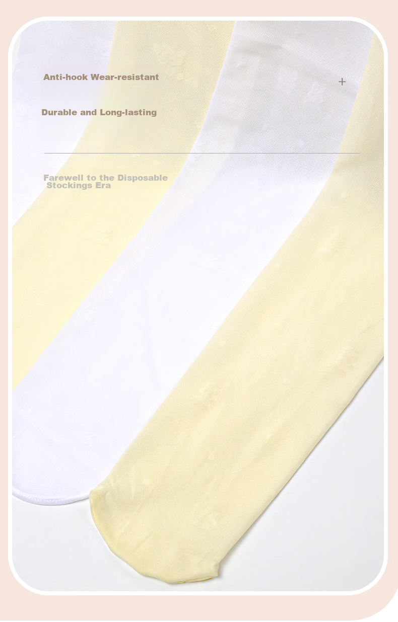 Zhiyouban Children's Stockings, Summer Thin Leggings, Baby Pantyhose, Ultra-Thin Dance Mosquito-Proof Socks, White Girls' Tights 6