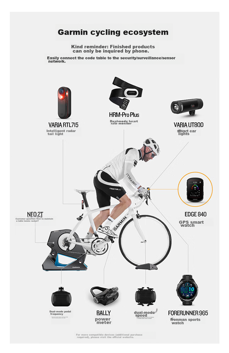 GARMIN Edge540&840 Bicycle Computer Silicone Protective Case Replacement Cover, Blue 15