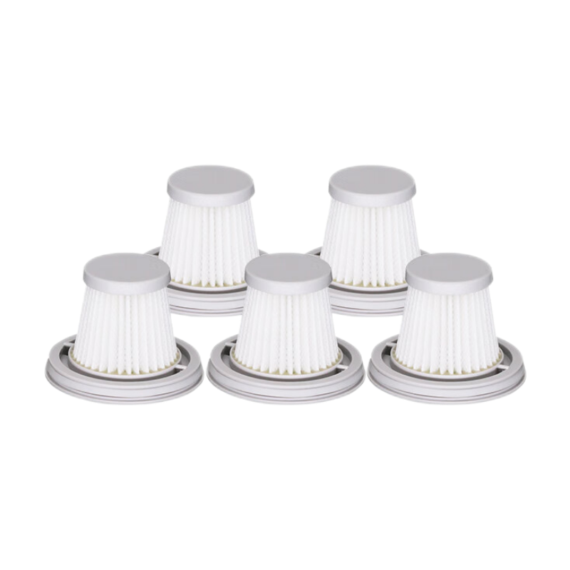 Dingzikonqi Compatible HEPA Filter Cartridge for Mijia Xiaomi Vacuum Cleaner (Pack of 5), Filter Mesh for Handheld And Car Models