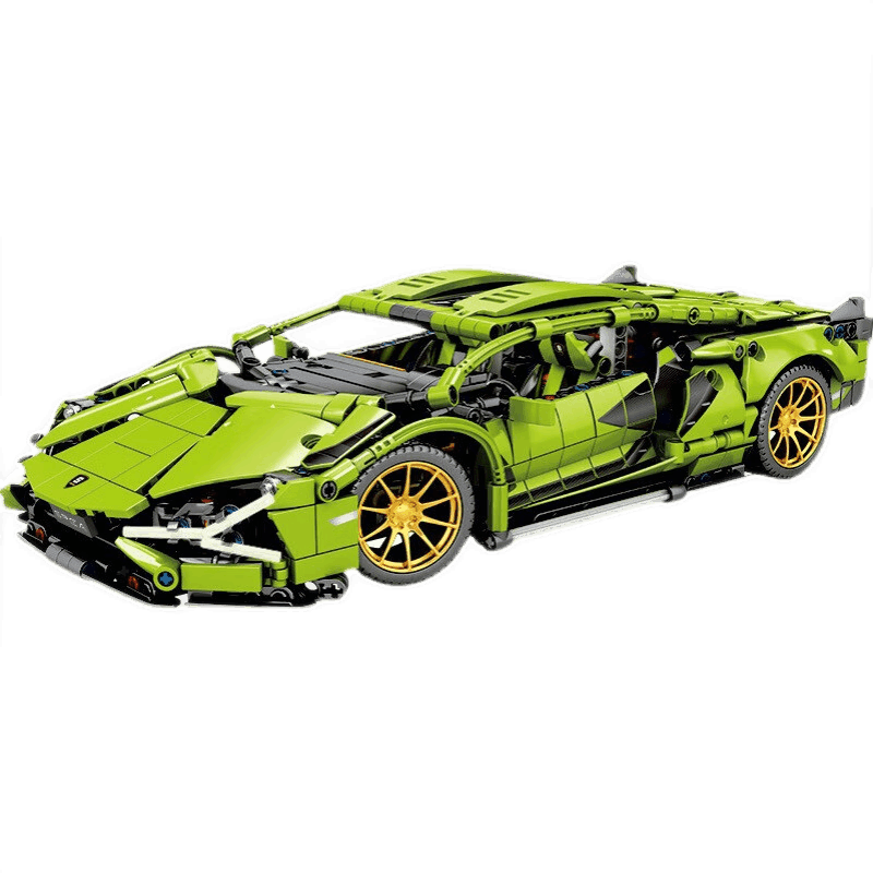 LEAIXIANG Adult High-Difficulty Compatible LEGO Building Blocks, Lamborghini, for Ages 6-12, Assembly Building Blocks, Birthday Gift