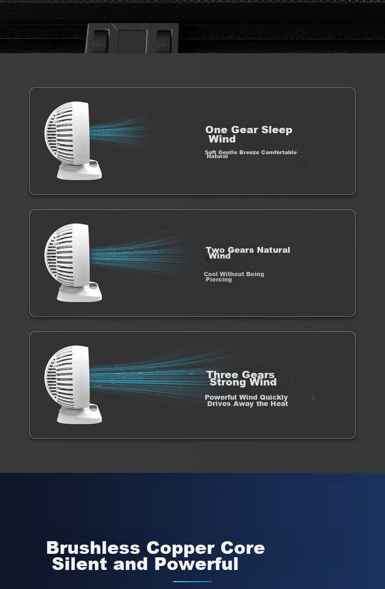 Dijialun Car Fan, 24V for Trucks, 12V Cooling, Small Bread Car, USB Interface, Powerful Dual-Head Electric Fa 9