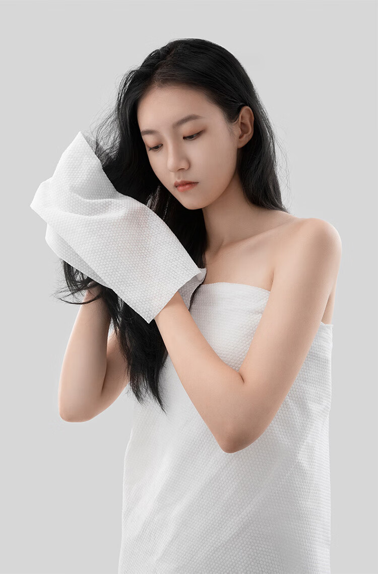 Mianshang Disposable Bath Towel, Pure Cotton Double-Sided Portable Bath Towel, Hotel Travel Business Trip Outdoor Large Cotton Towel, Extra Large, 1 Piece 5