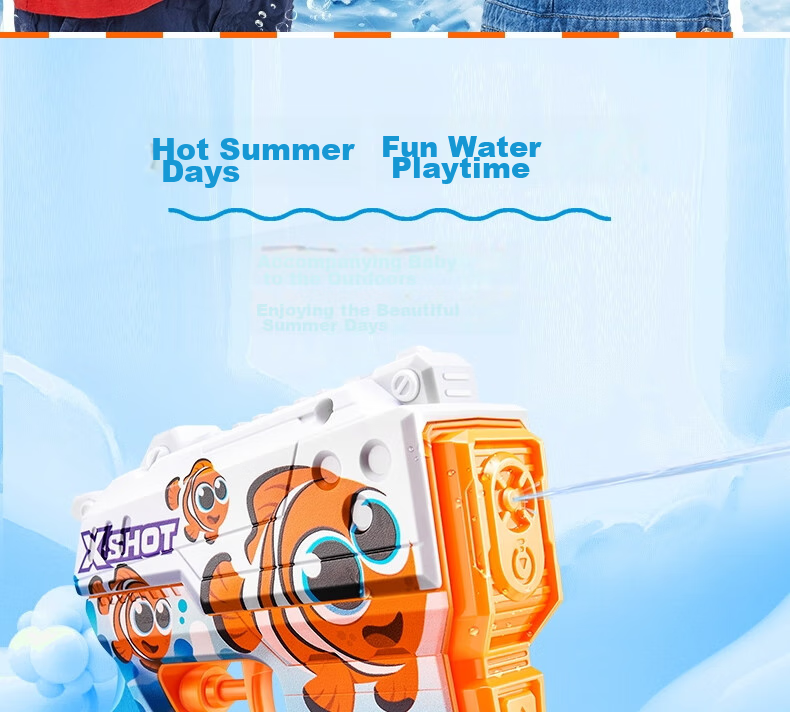 ZURU X Special Attack Colorful Cartoon Quick-Fill Water Gun, Seasonal Outdoor Beach Water Toy for Boys And Girls, Bathing Squirt Gu 8