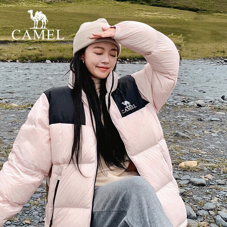Luotuo (CAMEL) [Xiaotaiyang-Graphene] Autumn And Winter Outdoor down Jacket for Men And Women, Thickened Warm Puffer Coat