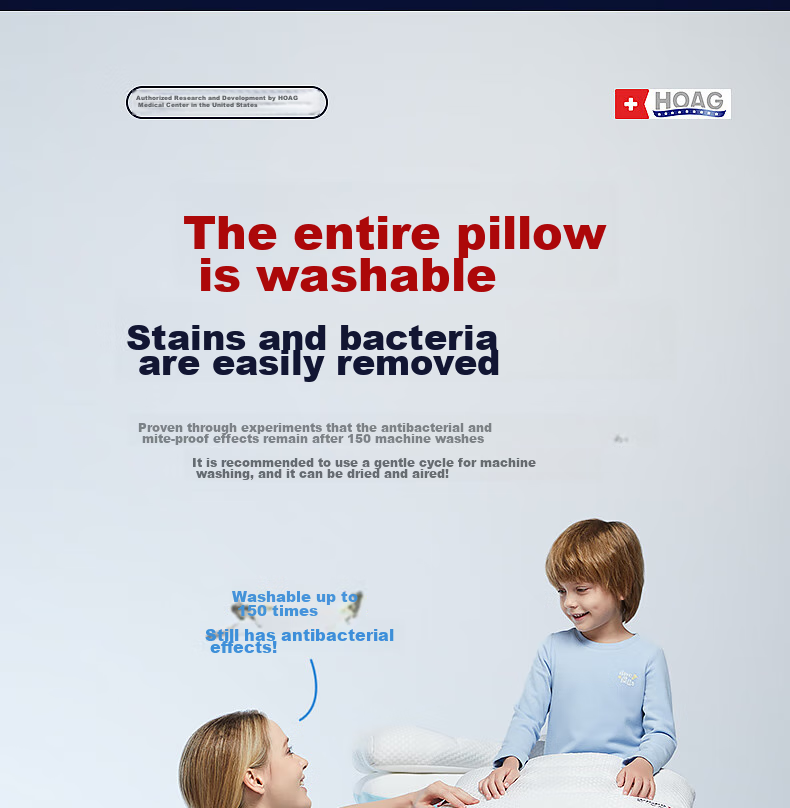 Hoag Children's Pillow for 6 Months to 3 Years Old, Baby Neck Support Pillow, Newly Designed H1 Stage 32