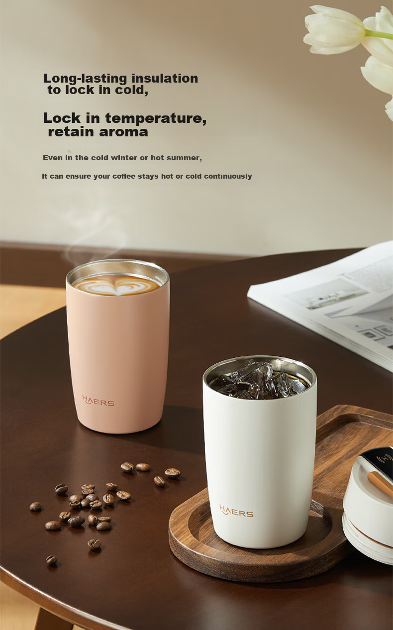 Hongmengzhixuan Haersi Insulated Mug, Smart Coffee Cup, Stainless Steel Cup, Large Capacity Water Bottle, Mid-Autumn Festival Gift, for Men And Women, Suitable for Gifting 24