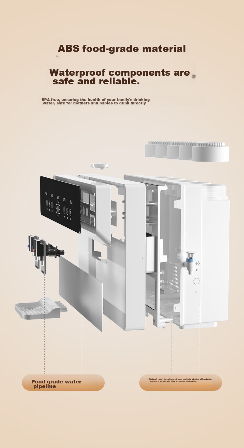 KONKA Water Purifier for Home Direct Drinking, RO Reverse Osmosis Direct Drinking And Heating All-In Machine, Wall-Mounted Or Countertop Filter, 100G All-In Water Purification System [On-Site Installation] KRO-J100 12